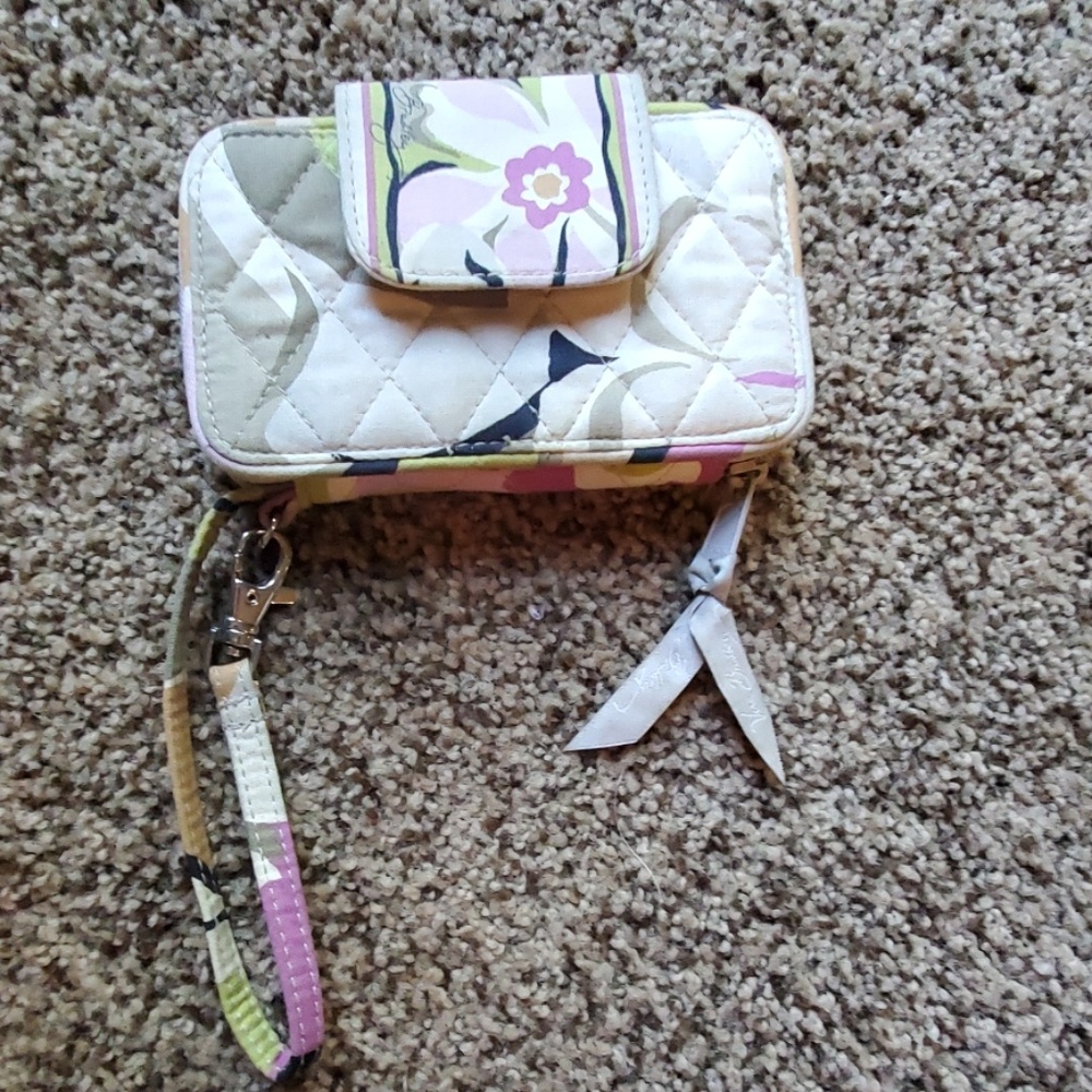 Vera Bradley quitled phone/wallet case